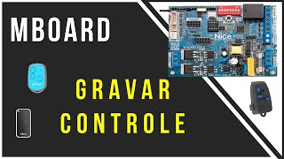 Como Gravar Codificar Apagar controle na Placa Mboard Nice Peccinin [upl. by Phineas]