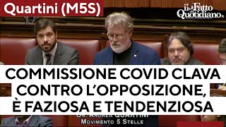 Quartini M5S quotCommissione Covid pretestuosa e faziosa fatta solo per colpire lopposizionequot [upl. by Lengel640]