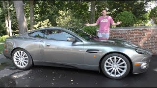 The Aston Martin Vanquish Is an 85000 Used Car Bargain [upl. by Anirehs]