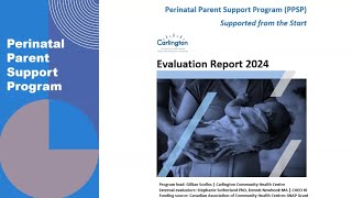 Supported From the Start  A Regional Perinatal Parent Support Program [upl. by Stagg]