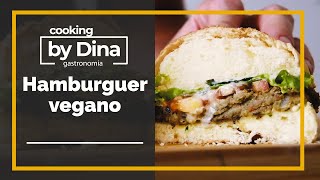 Hamburguer vegano de berinjela [upl. by Icaj]