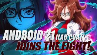 Dragon Ball FighterZ  Lab Coat Android 21 Reveal Trailer [upl. by Htenywg]