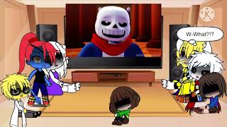 Undertale reacts “Determination” [upl. by Aitsirt864]