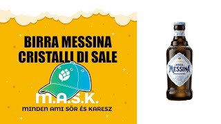 Birra Messina Cristalli Di Sale Olasz quotFéligquot Szűretlen Lager Sör Teszt [upl. by Dyche]