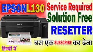 how to reset epson l130 printer रिसेट एप्सन L130 [upl. by Jeannine168]