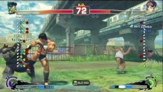 Inthul Fei vs Fly Gamer Chun  WeirdoNeo Juri vs Scromps Chun SSF4 Ranked Matches [upl. by Nylissej]