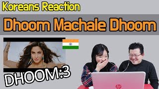 Dhoom Machale Dhoom Full Song Reaction Koreans React  Hoontamin [upl. by Shipman]