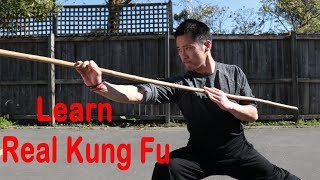 Shaolin Kung Fu Wushu Basic Bo Staff Training Session 1 [upl. by Bartolomeo55]