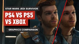 Star Wars Jedi Survivor PS4 vs PS5 Xbox amp Xbox Series X Graphics Comparison [upl. by Etnaihc]