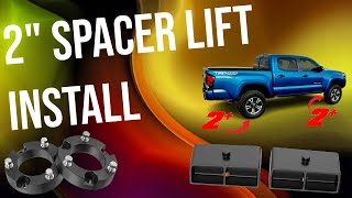 Toyota Tacoma Lift Install  Alternative Front Install Method [upl. by Yhotmit54]