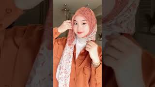 SIMPLE CARA PAKAI HIJAB SEGIEMPAT UNTUK KONDANGAN PESTA hijabstyle [upl. by Huston]