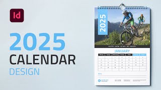 Create a STUNNING 2025 Calendar in Adobe InDesign FAST [upl. by Preciosa684]