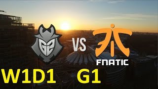 G2 vs FNC Game 1 Highlights  2017 EULCS SPRING SPLIT  WEEK 1 DAY 1 [upl. by Ecertal]