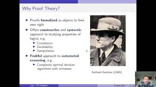 Introduction to Proof Theory I Sequent Calculus [upl. by Apoor135]