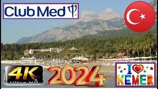 4K CLUB MED KEMER PALMIYE 2024 ЛИЧНОЕ МНЕНИЕ GOYNUK ANTALYA TURKEY [upl. by Haleelahk]