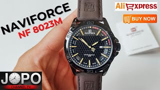 NAVIFORCE NF8023 Military Casual Quartz Watch│Naviforce Watch Review│Subtitles [upl. by Tan]