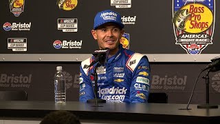 KYLE LARSON KNOWS WE THINK HIS DOMINATING PERFORMANCE AT BRISTOL MADE IT A BAD RACE [upl. by Yromem]