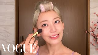 LE SSERAFIM’s SAKURA on Hydrating Skin Care and Lash Curling  Beauty Secrets  Vogue [upl. by Harri]