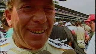 1991  Gary Bettenhausen Interviewed on Day 2 of Qualifying for the Indianapolis 500 [upl. by Merilyn]