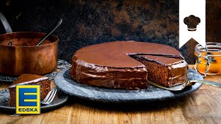 Sachertorte selber machen  Wiener Schokoladenkuchen  EDEKA [upl. by Lehsreh]