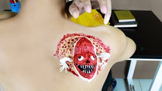 Stop Motion Cooking  Cooking Monster in the Back AmazingMukbang [upl. by Romelle]