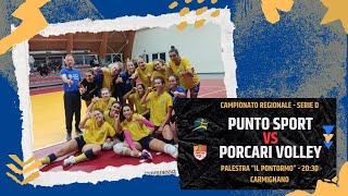 SERIE D  PUNTO SPORT VOLLEY VS PORCARI VOLLEY [upl. by Ethben]