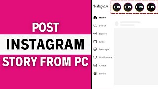 How To Post Instagram Story From LaptopPC EASY METHOD [upl. by Rasia]