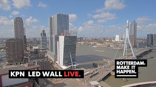 Live Stream  Erasmusbrug Rotterdam  KPN Led Wall [upl. by Kavanaugh]