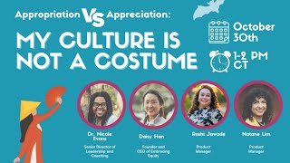 Appropriation vs Appreciation My Culture is Not a Costume [upl. by Nairrot]