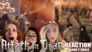 SEASON 2 FINALE  Attack on Titan SUB  2x12 Scream  Reaction [upl. by Ulita465]