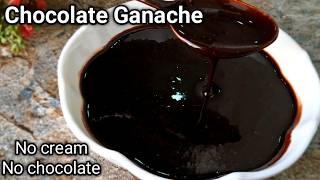 Chocolate syrup Recipe chocolate syrup with cocoa powderchocolate Ganache Recipe [upl. by Ettennyl]