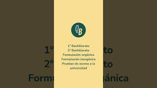 QUÍMICA PARA BACHILLER [upl. by Eisdnyl]