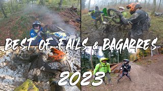 GIGA BEST OF FAILS amp BAGARRES en ENDURO  😱 [upl. by Shornick]