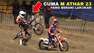 GEMETERAN Lihat M ATHAR 23 NEKAT OVERTAKE [upl. by Pasho691]