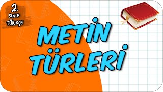 Metin Türleri 📙 2Sınıf Türkçe 2024 [upl. by Katina]