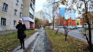 Novosibirsk  Walking Sibirskaya street  Russia  Новосибирск 4К [upl. by Eisyak49]