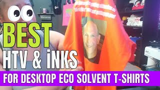 Best Vinyl for EcoSolvent TShirts Best Waterbase EcoSolvent Inks  Best Print Results [upl. by Evvy284]