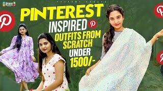 Pinterest Inspired Outfits from Scratch Under Rs1500  Tejaswi Sarath [upl. by Rodrich]