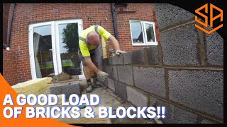 BRICK AND BLOCKWORK INC TIES  INSULATION AND DPC EXTENSION BUILD PART 4 [upl. by Tuchman]