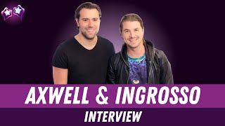 Axwell amp Ingrosso Interview on More Than You Know  Swedish House Mafia [upl. by Powel162]