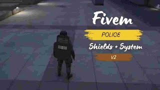 Fivem Police Shields System V2  Fivem Scripts  Best FiveM Scripts Free [upl. by Guglielmo]