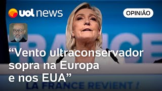 Eleição na França Vitória da extrema direita anima sonho de bolsonaristas diz Josias [upl. by Minette807]