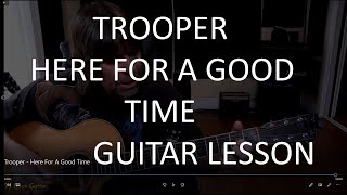 Trooper  Were Here For A Good Time [upl. by Audras]