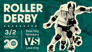 Rose City Wreckers vs Lava City Roller Derby [upl. by Ardnad6]