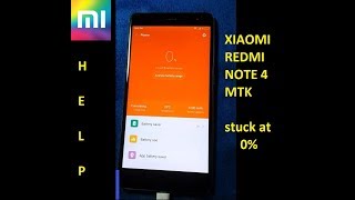 HELPxiaomi redmi note 4 battery Stuck at 0 [upl. by Aihsatsan]