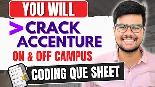 Accenture Most Asked Coding Questions Cheatsheet [upl. by Bricker]