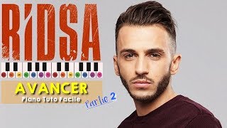 Jouer RIDSA  AVANCER Piano Tuto Facile Partie 2 [upl. by Nadiya]