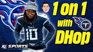 1 on 1 with DeAndre Hopkins New Look Titans His Football Camp amp His Next Nashville Side Quest [upl. by Roer]