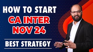 How to Start Study CA Inter Nov 24  Whats Next After CA Fond Result  CA Foundation Dec 23 Result [upl. by Vachill]