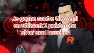 pogo Tuto pour Battre Giovanni en utilisant 2 pokémons et un seul bouclier mai 2022 [upl. by Aicad]